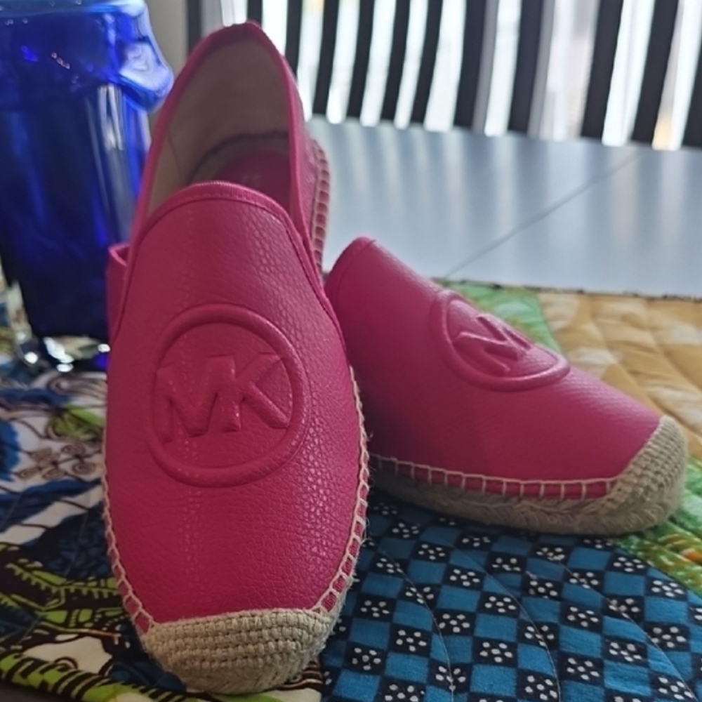 Michael Kors Pink Espadrille Shoes - Picture 6 of 8